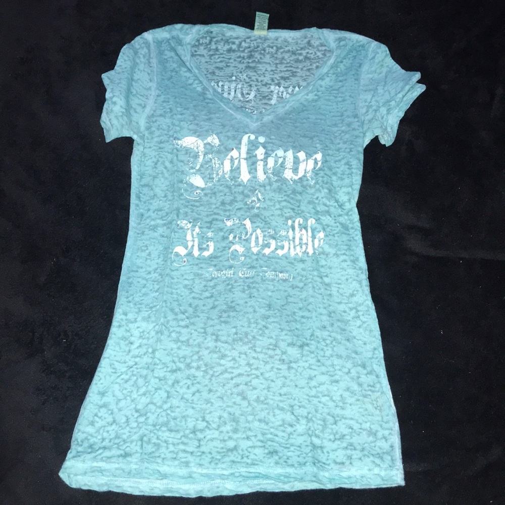 cowgirl tuff burnout tee small